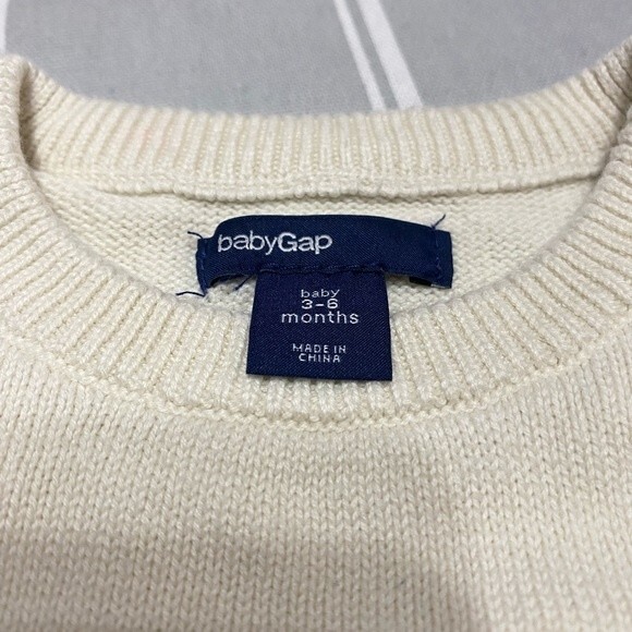 Baby GAP 100% Love One Piece Knit Romper 3 - 6 Months - Picture 2 of 5